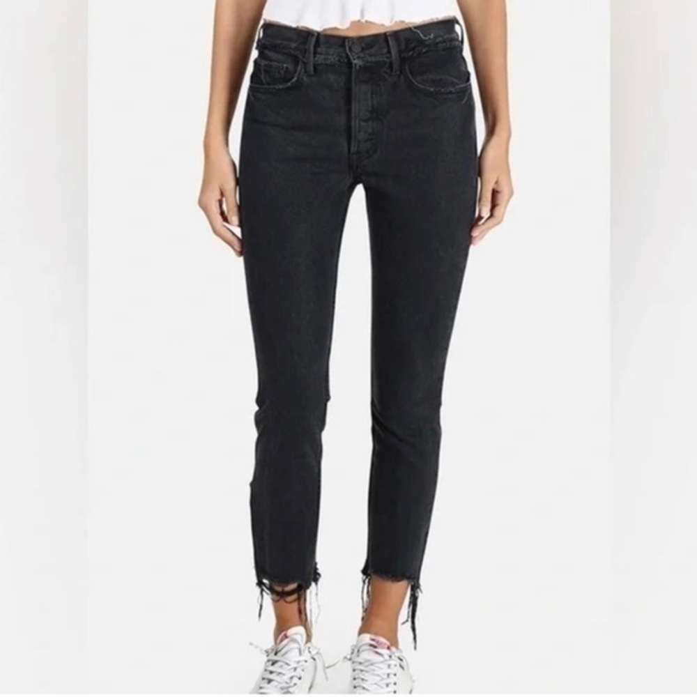 Grlfrnd Karolina Excuse My French Black Jeans Size 27